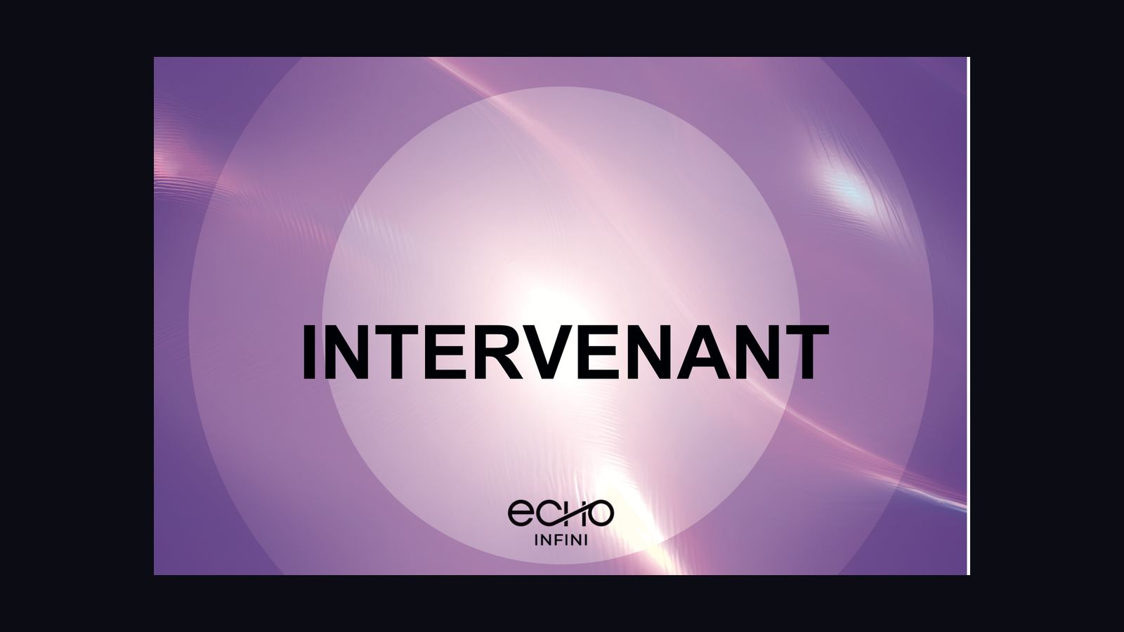 Badge d'accréditation intervenant ECHO 2026