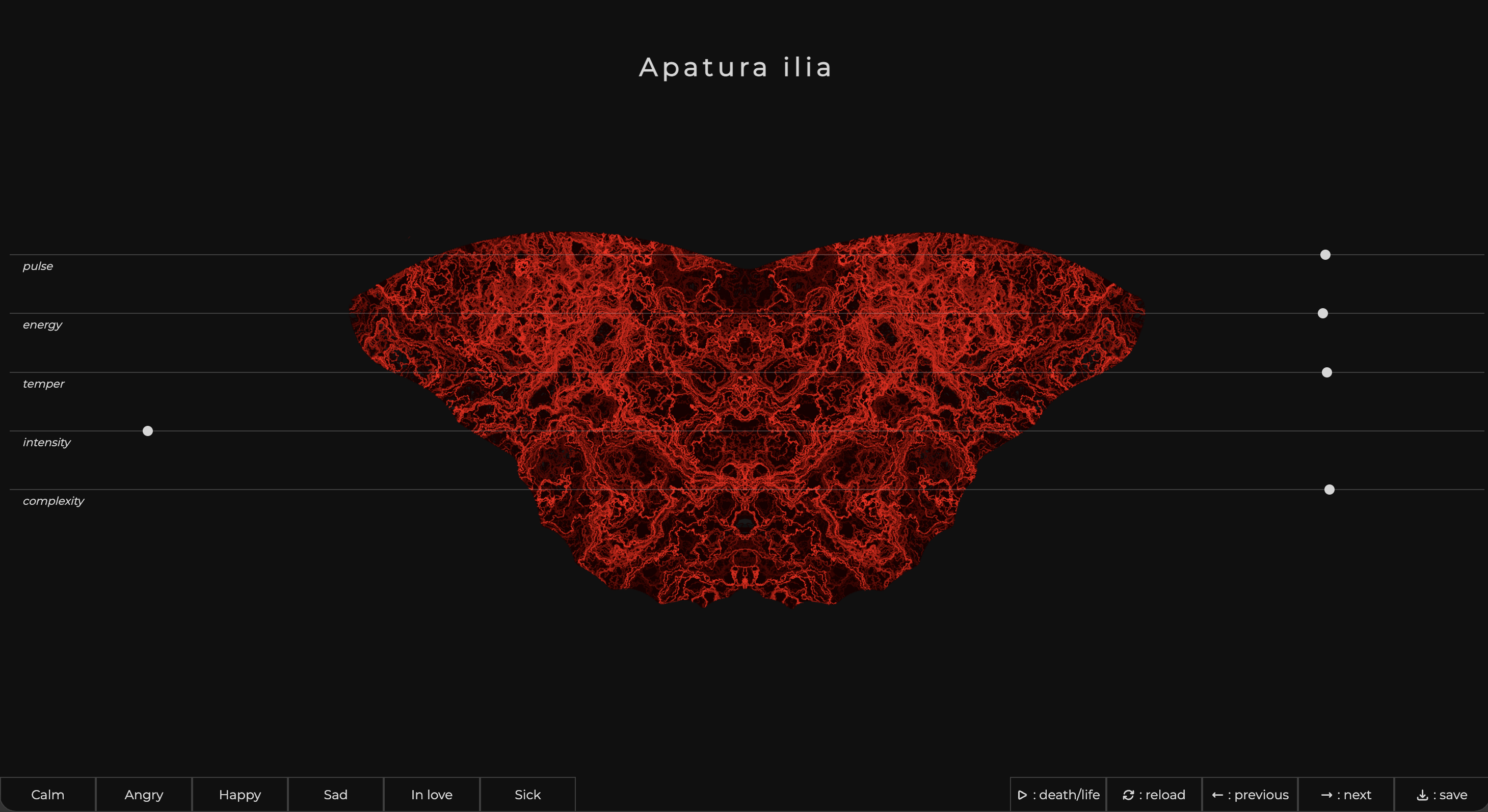 Ephemera — détail de section